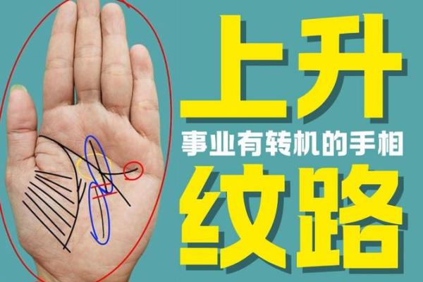 图解：手相上升线算命