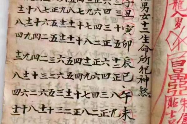 清代写本算命书