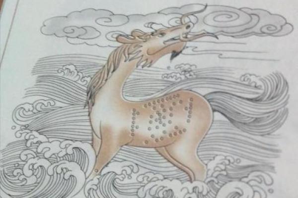 吕祖灵签第三十四签：古人龙马负图