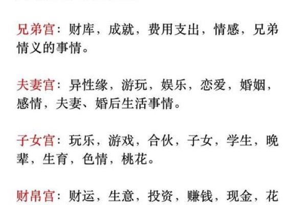十二宫紫薇斗数