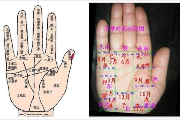 罕见的掌纹手相算命和图解