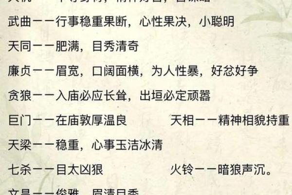 紫薇斗数文曜
