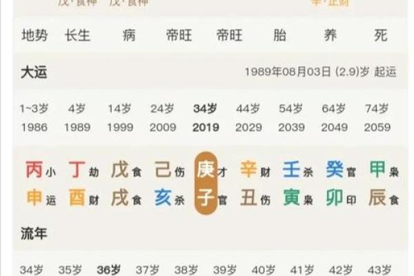 八字大运