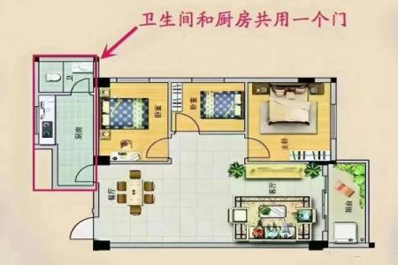 房门对窗户和厨房的风水化解