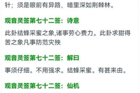 观世音灵签由来