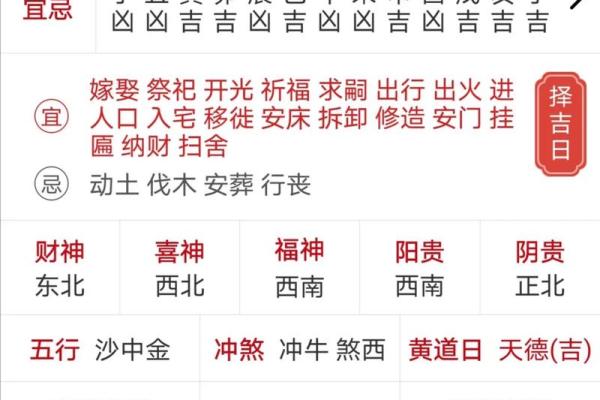 2024年1月1日老黄历，吉日查询
