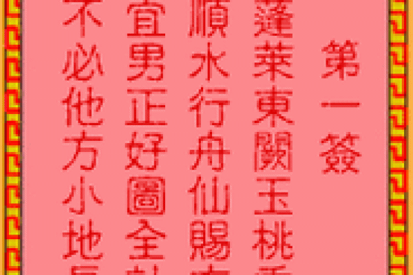 吕祖灵签解签