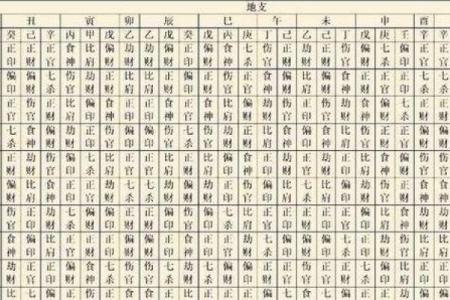 八字十神分析人生概况