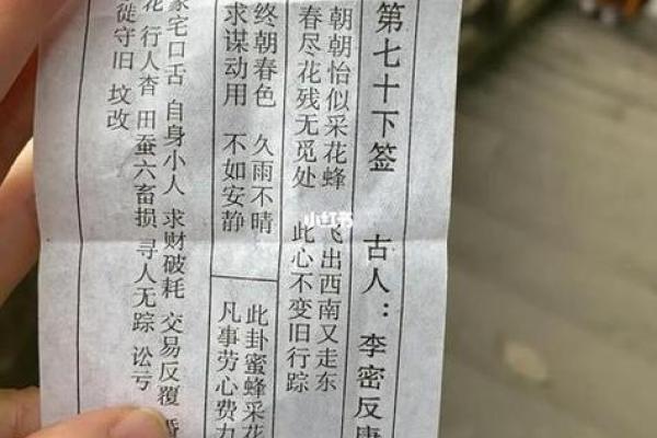 观音灵签第32