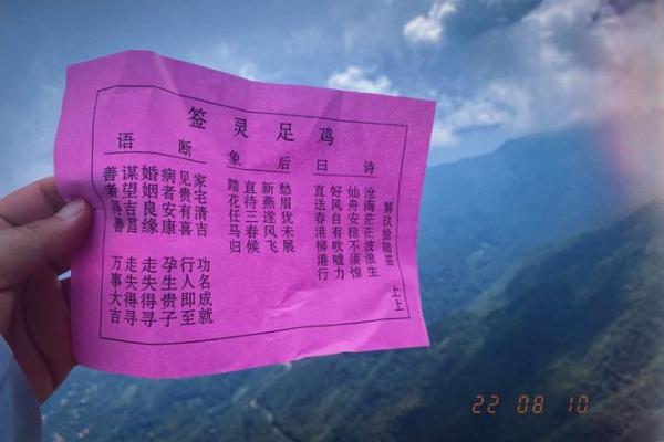 方岩胡公灵签解签65签