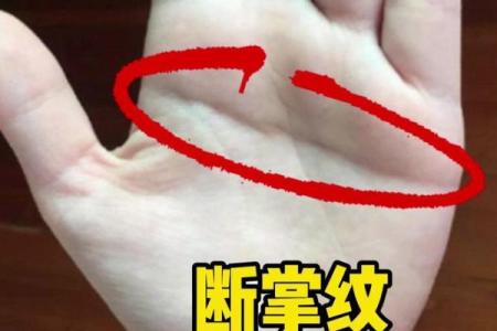 女人断掌手相算命图解