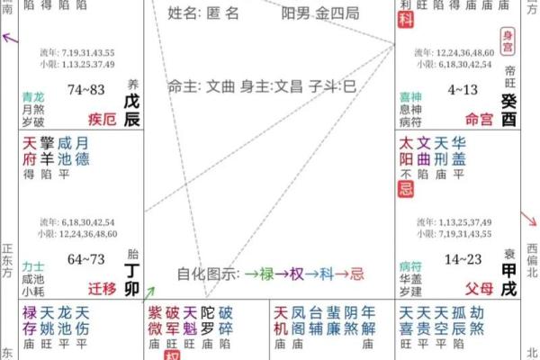 紫薇斗数阴阳相背