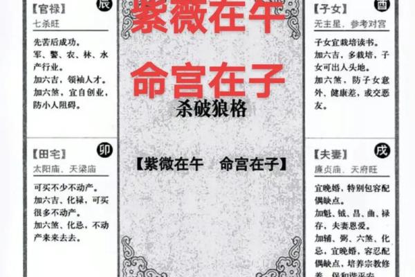 紫薇斗数命宫推算