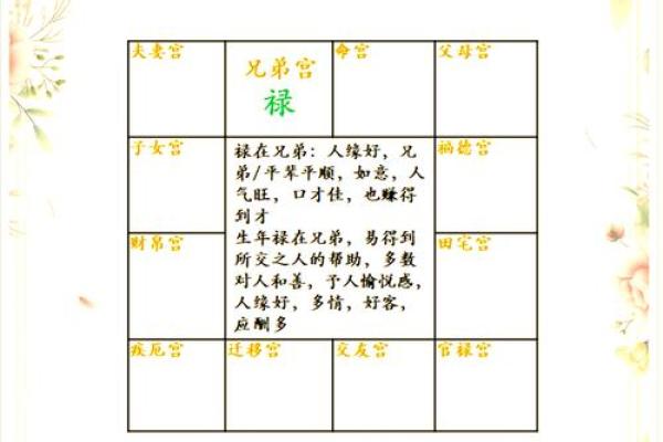 紫薇斗数官禄宫配偶