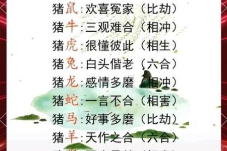 十二生肖最佳婚姻配对