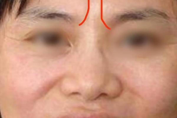 八字眉的面相