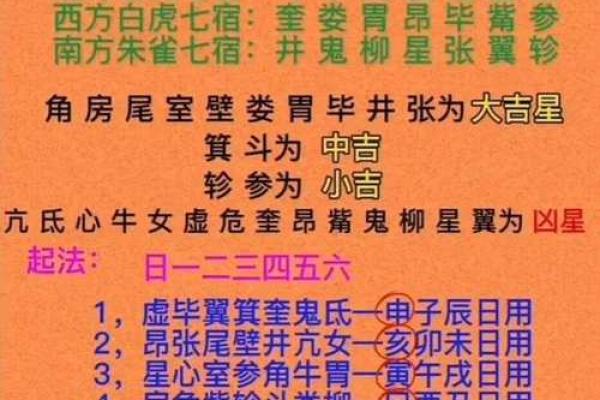 二十八星宿关系配对查询