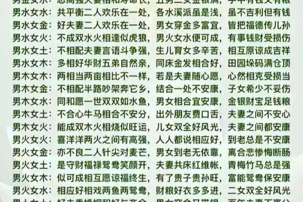 金命与木命婚配吗 五行配对合婚