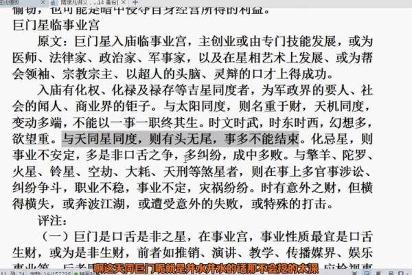 紫薇斗数主星性质：廉贞，天府，贪狼，巨门
