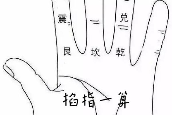 算命手势图含义