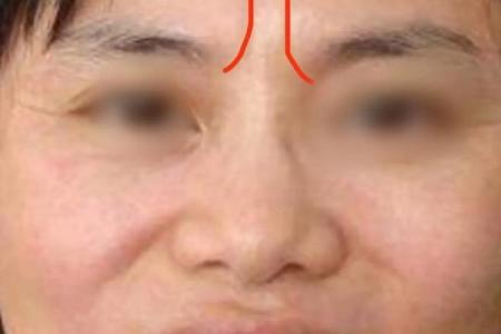 八字眉的面相