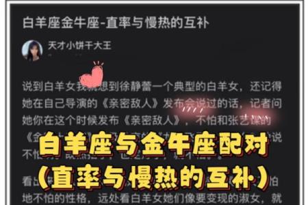 白羊男和金牛女配对_白羊男动了真情才有的表现