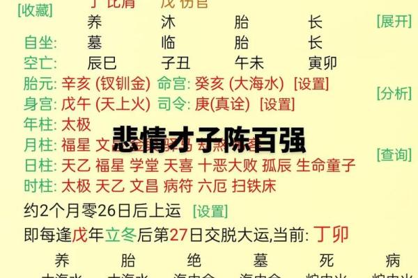如何从生辰八字算命偏财旺的人
