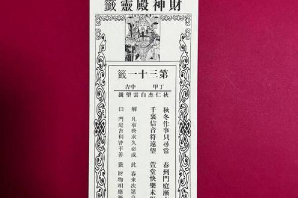 观音灵签第23签解签事业