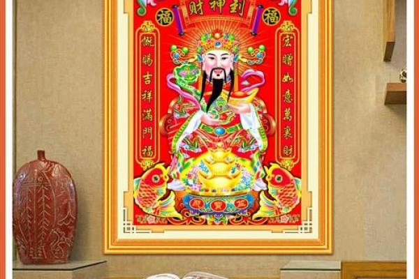 十字绣财神挂哪个位置合适，十字绣财神摆放位置？