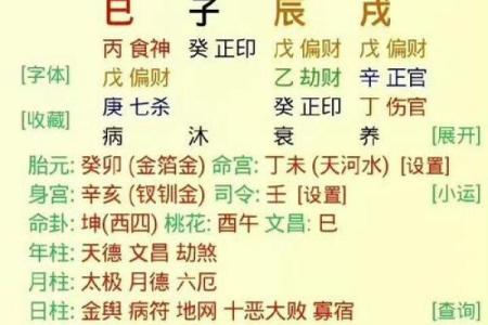 八字运程算命