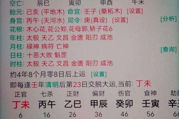 月白风清八字格局解释