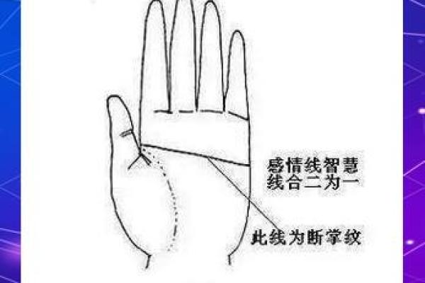 手相假断掌算命图解