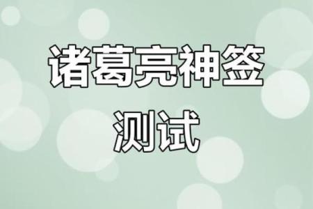诸葛灵签77
