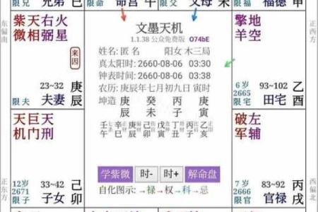 紫薇斗数占卜用法