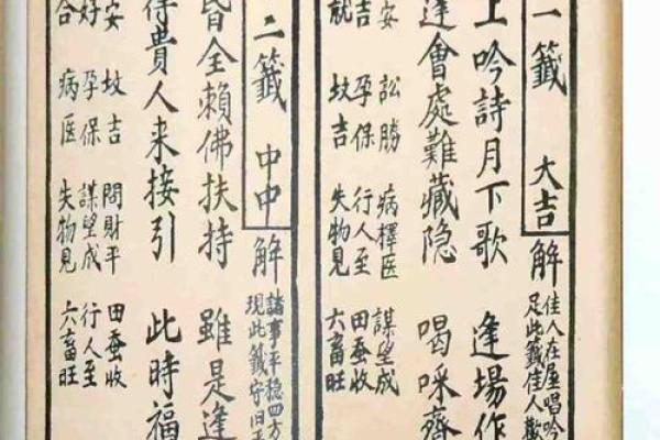 观音灵签第五十一签姻缘
