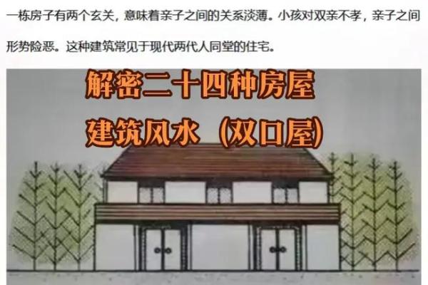 房子有两个大门风水