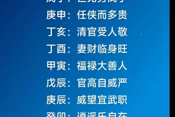 八字好 十大贵命命格 非富即贵