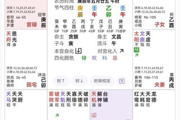 紫薇斗数旺陷平