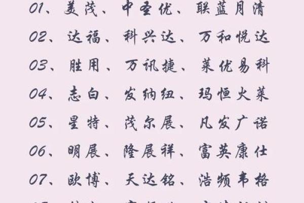 生物科技公司起名大全-名字大全-姓名学-华易算命网姓名