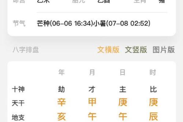 精准断八字