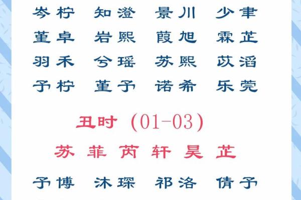 宝宝时辰八字起名