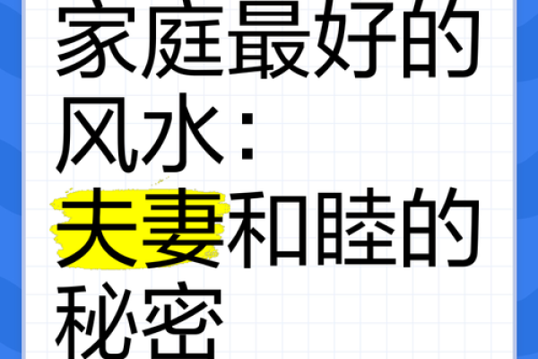 婚后夫妻常争吵是家风水问题吗