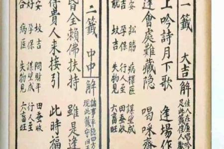 观音灵签甲寅