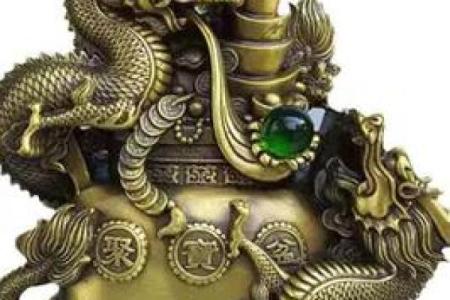 招财风水解析：纳财金龙摆件