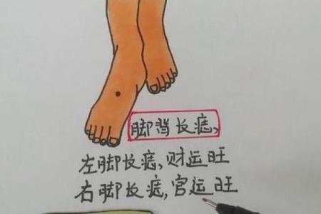 背上的痣图解算命
