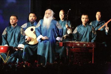 四川曲艺瞎子算命