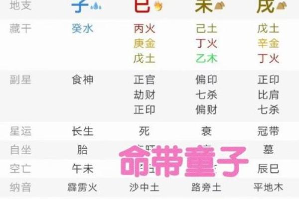 童子命的八字