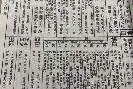 灵签41签详解白话