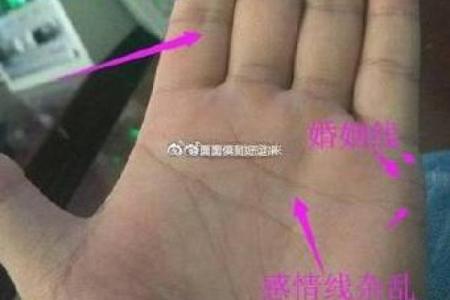 男士手相算命图解法 男人感情线的末端分叉异性缘好
