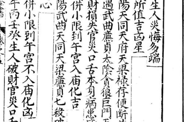 紫薇斗数小限流年